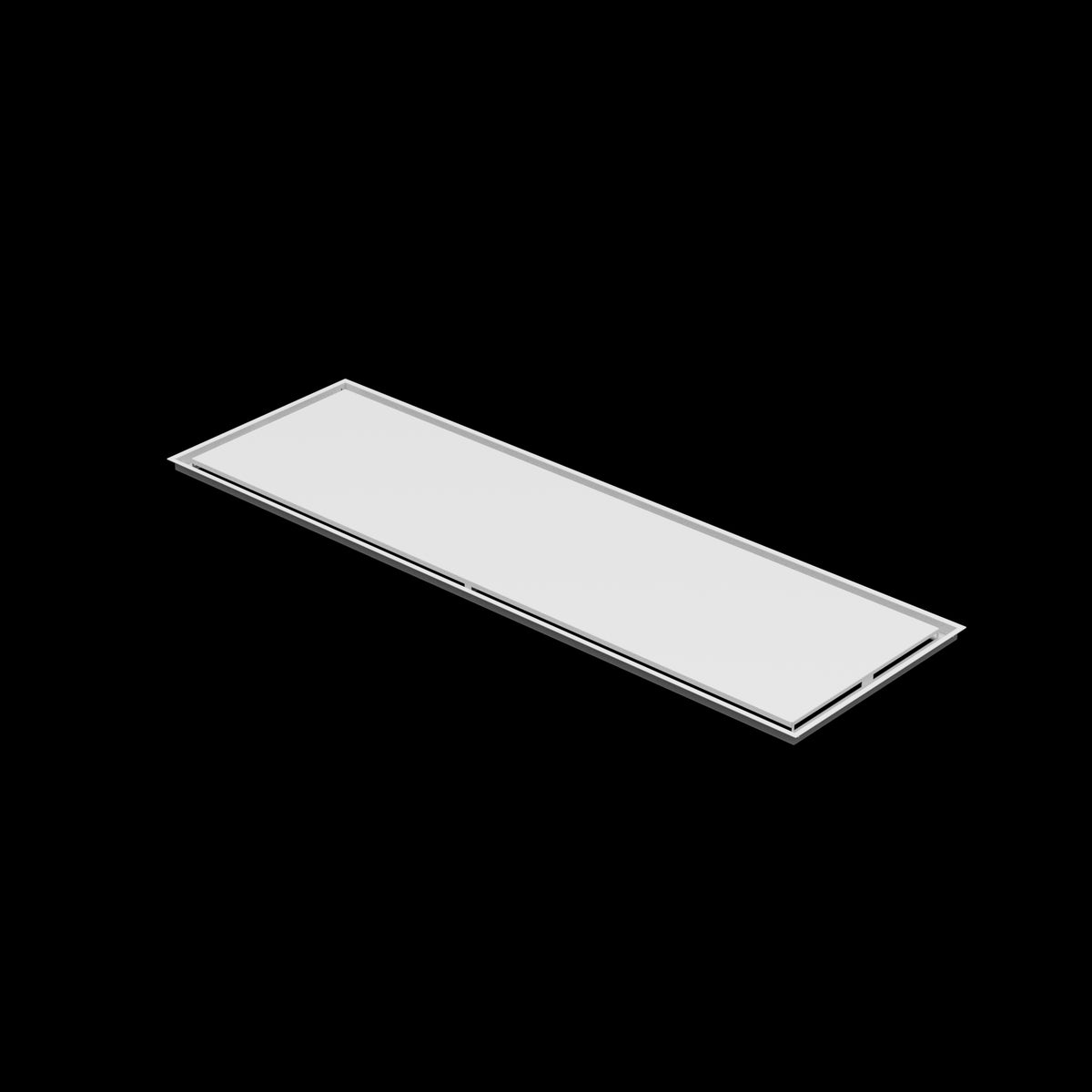 22x71 ceiling vent cover, three-quarter view