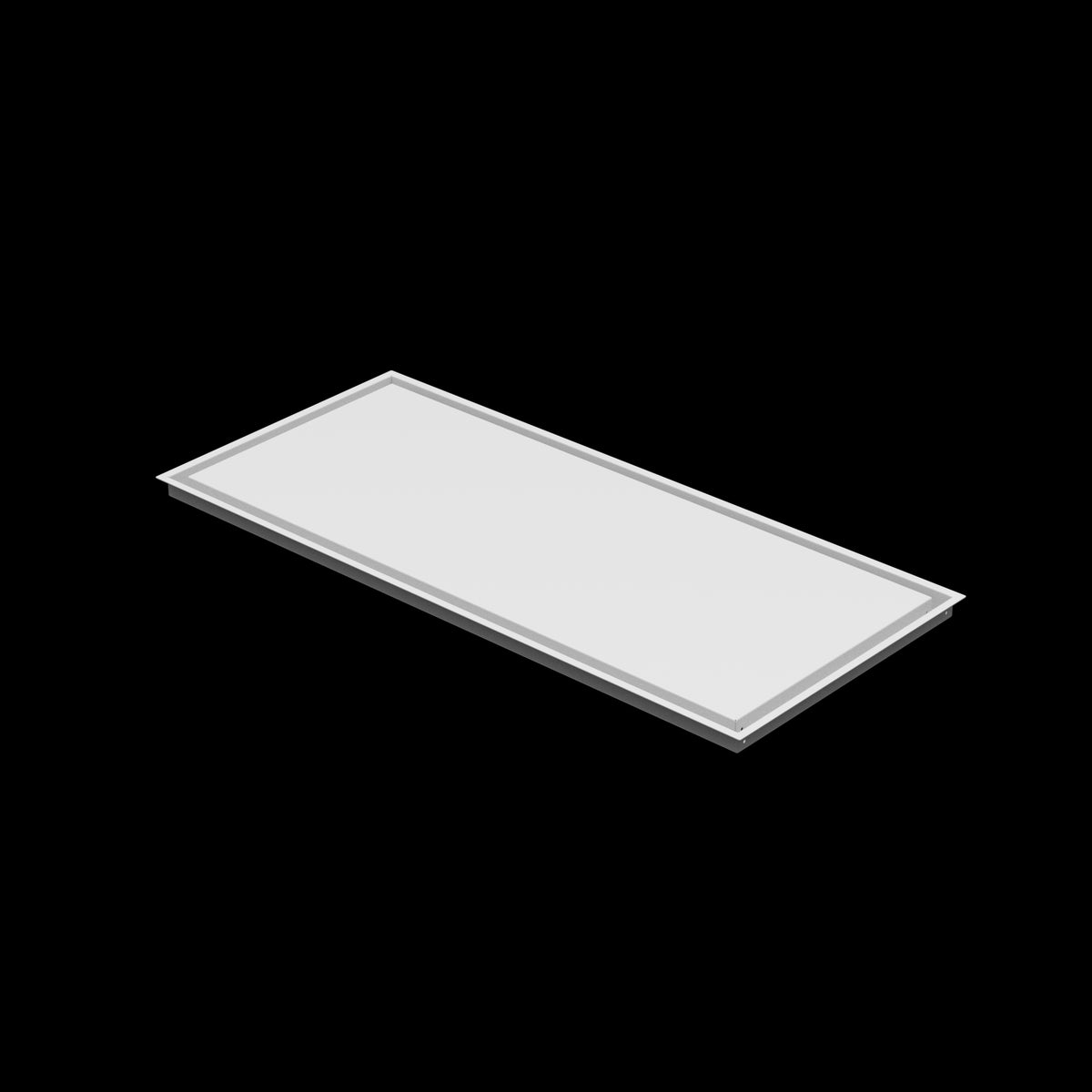 19x43 wall vent cover, three-quarter view