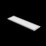 9x36 wall vent cover, three-quarter view