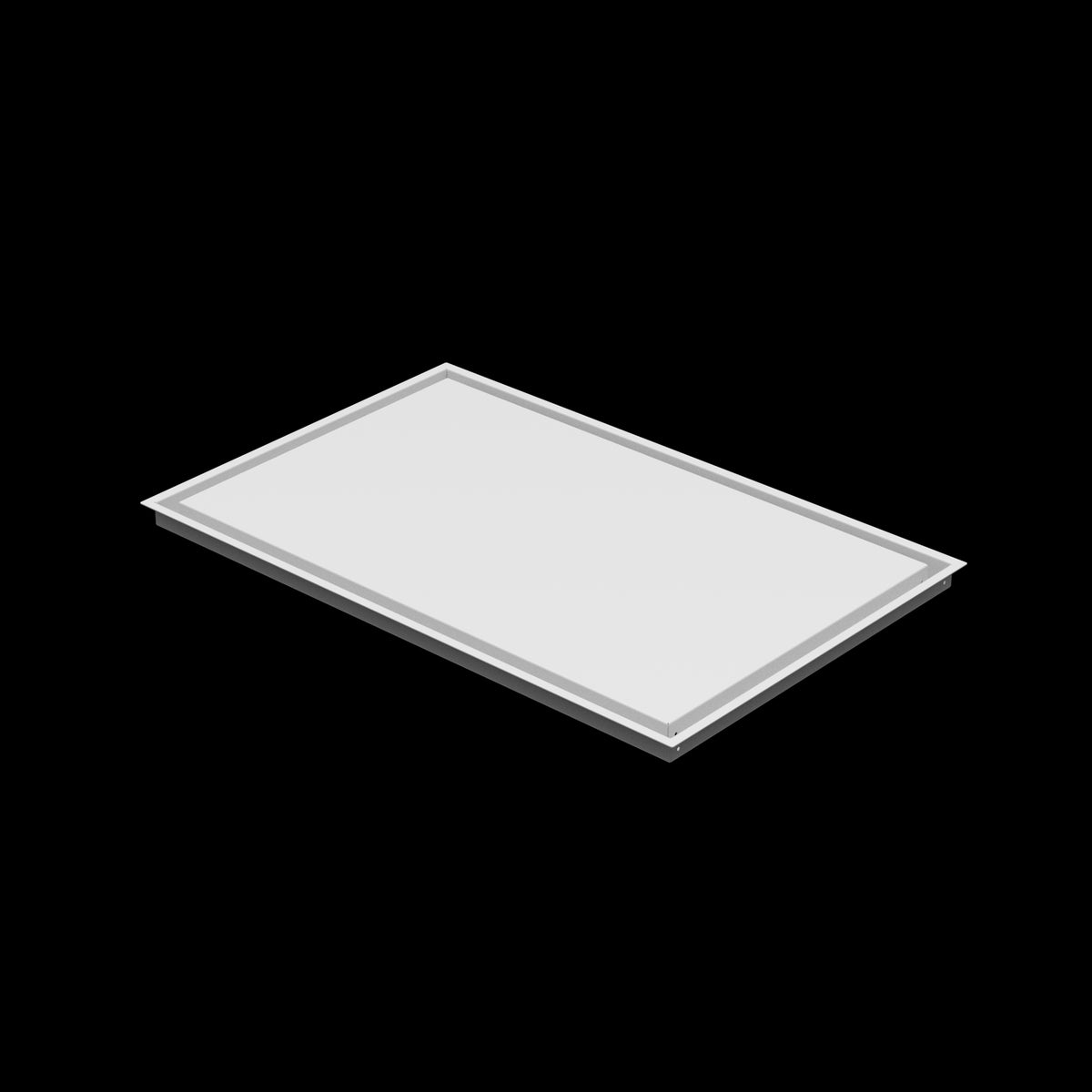 21x33 wall vent cover, three-quarter view