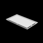 14x25 ceiling vent cover, three-quarter view