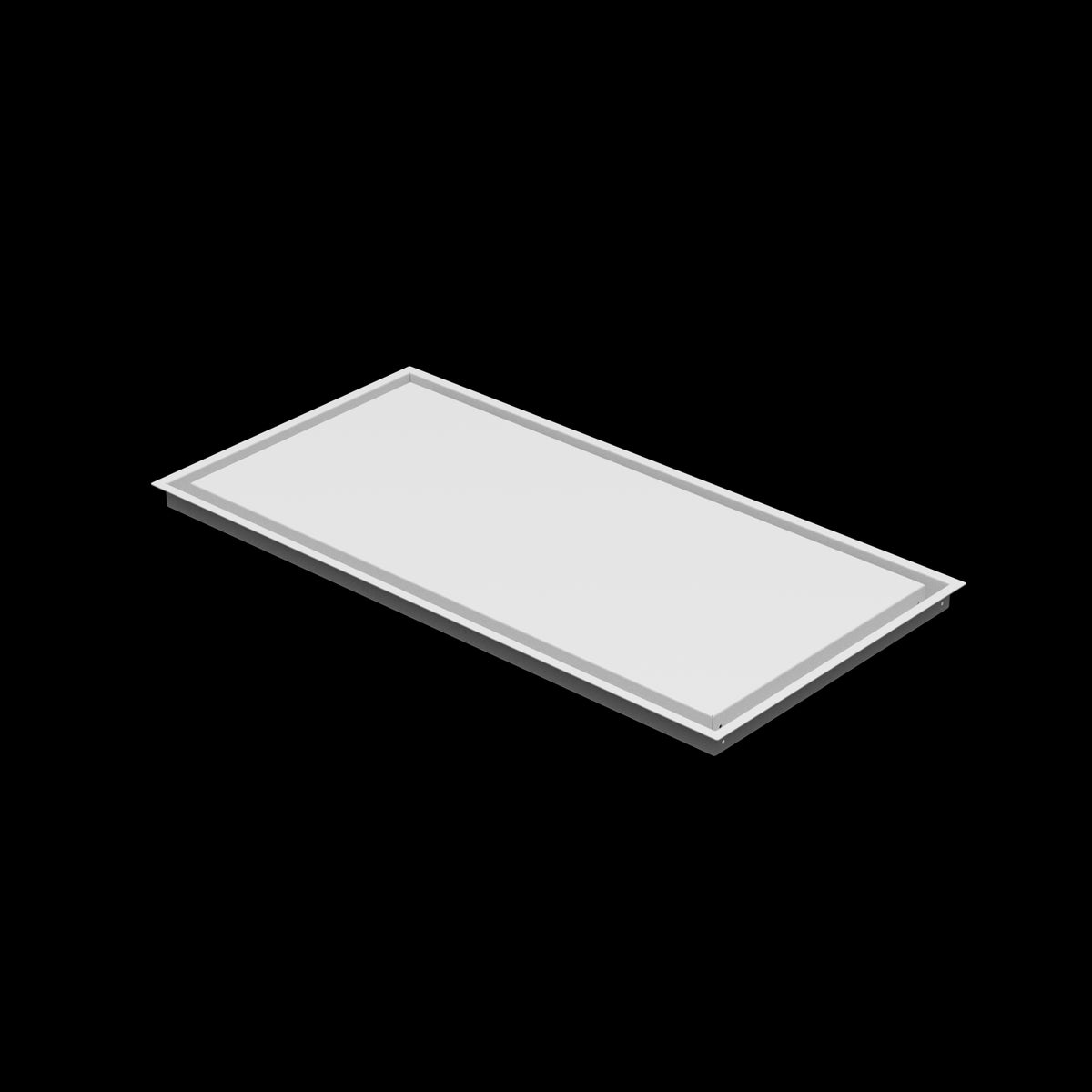 17x34 wall vent cover, three-quarter view