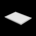 17x23 wall vent cover, three-quarter view