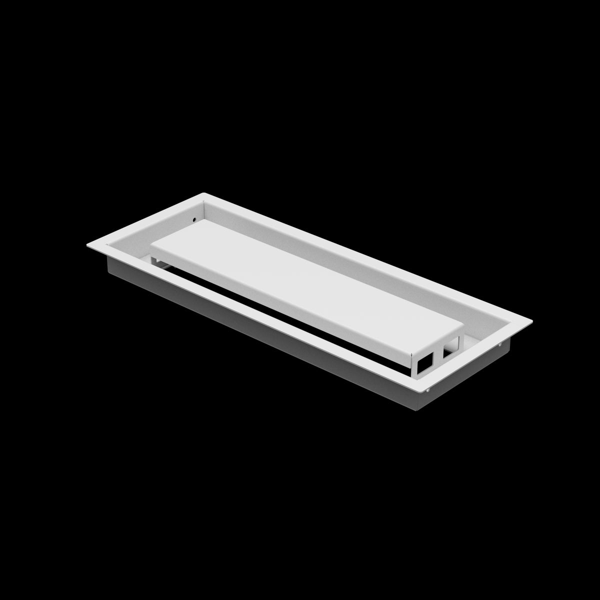 5x14 ceiling vent cover, three-quarter view