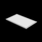 18x30 wall vent cover, three-quarter view