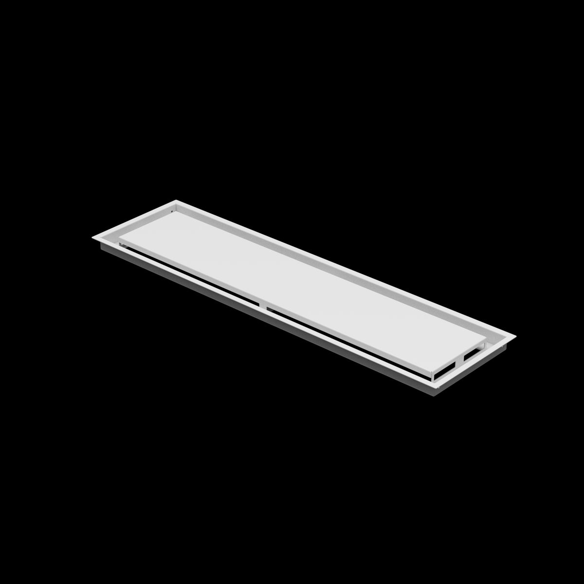 9x35 ceiling vent cover, three-quarter view