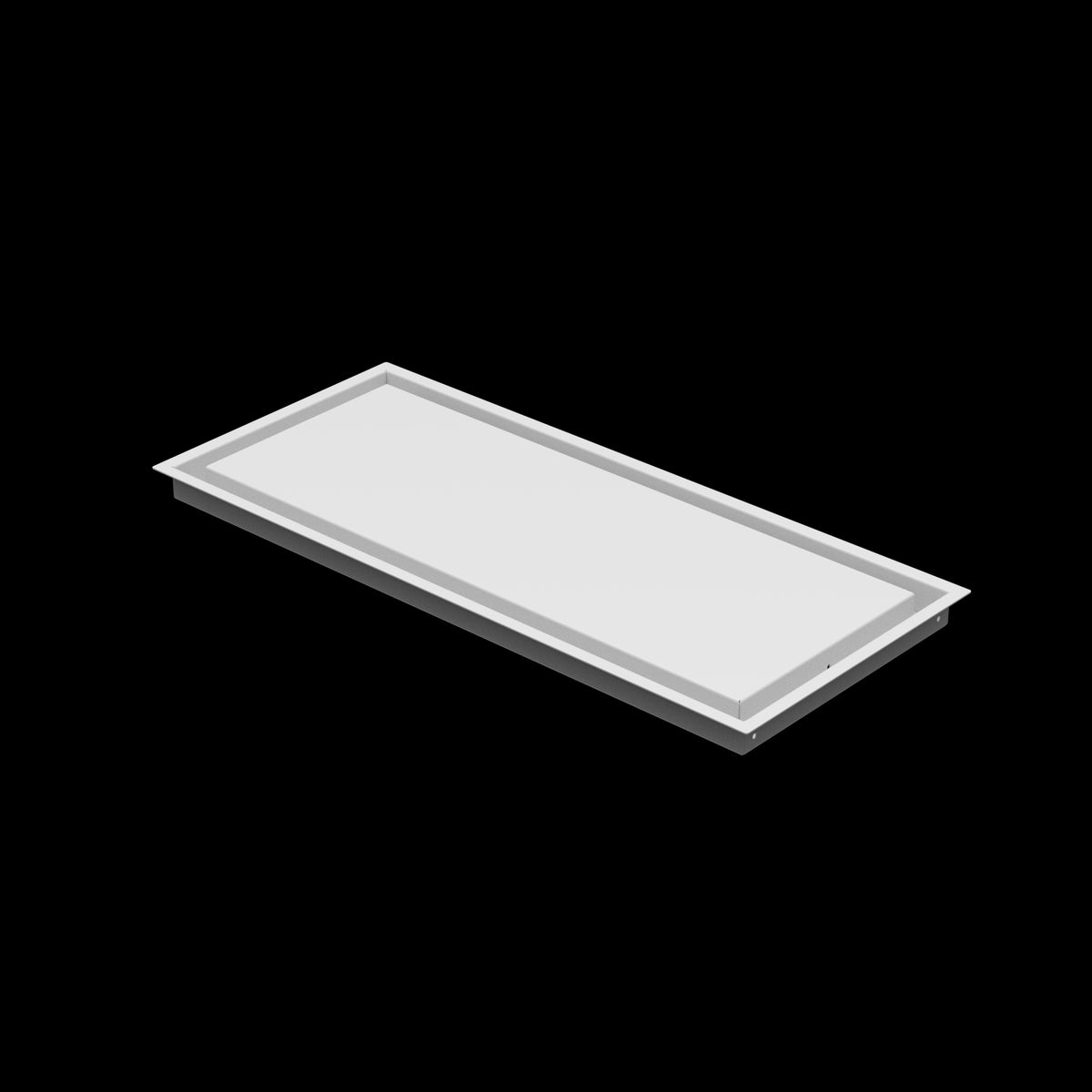 11x26 wall vent cover, three-quarter view