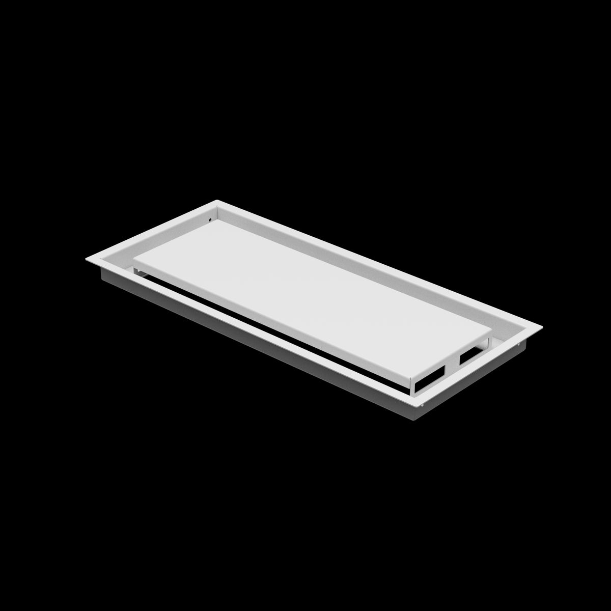 8x19 ceiling vent cover, three-quarter view