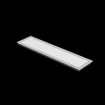 9x38 wall vent cover, three-quarter view