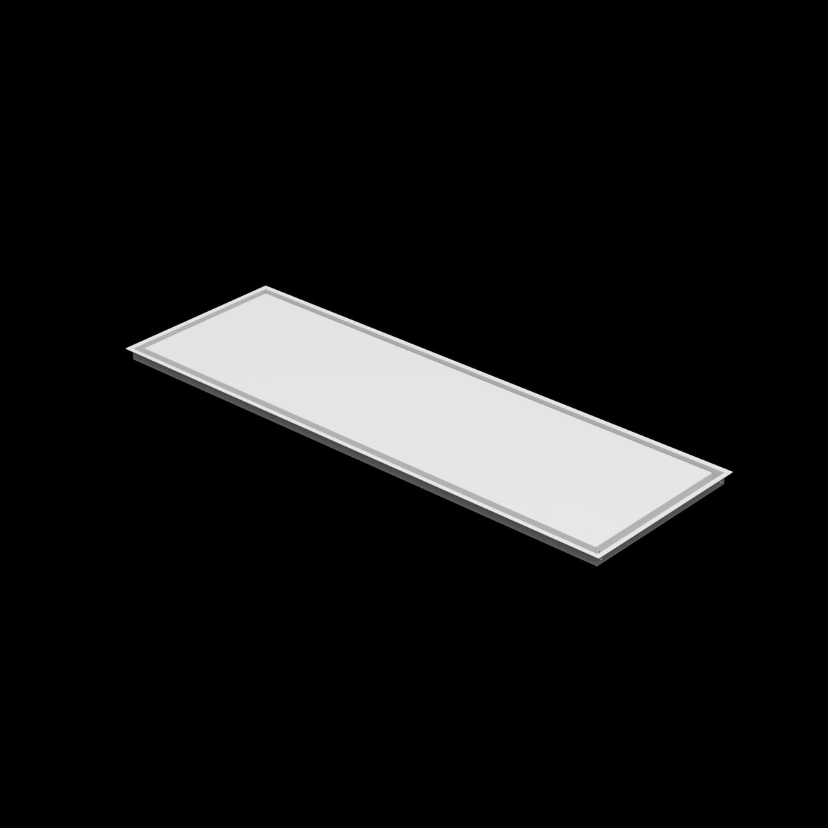 19x59 wall vent cover, three-quarter view