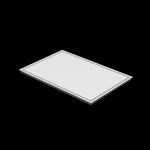 24x36 wall vent cover, three-quarter view