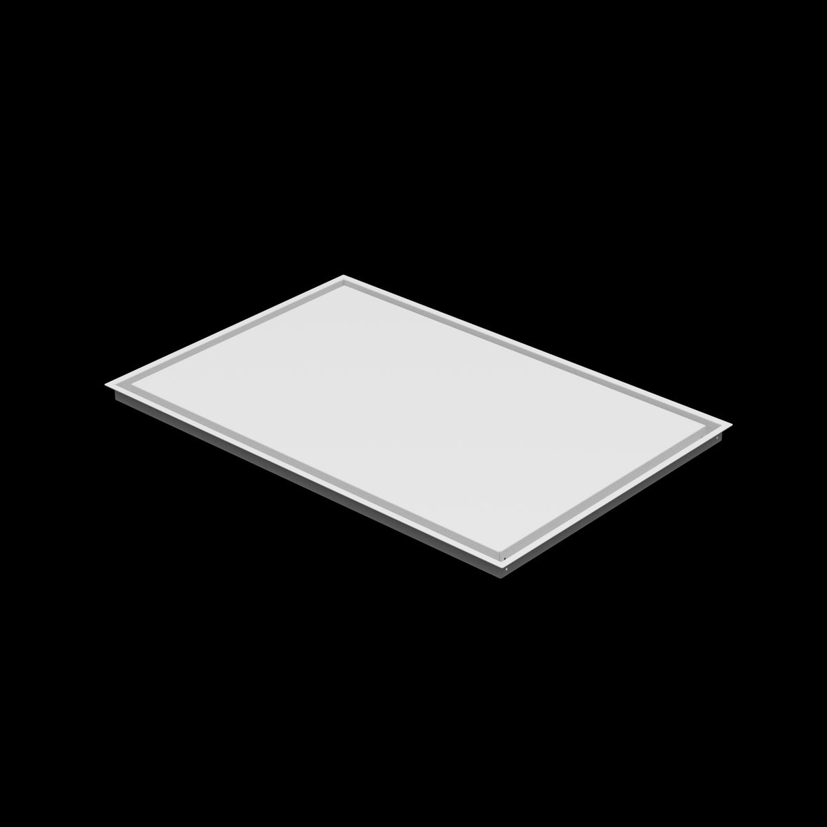 24x36 wall vent cover, three-quarter view