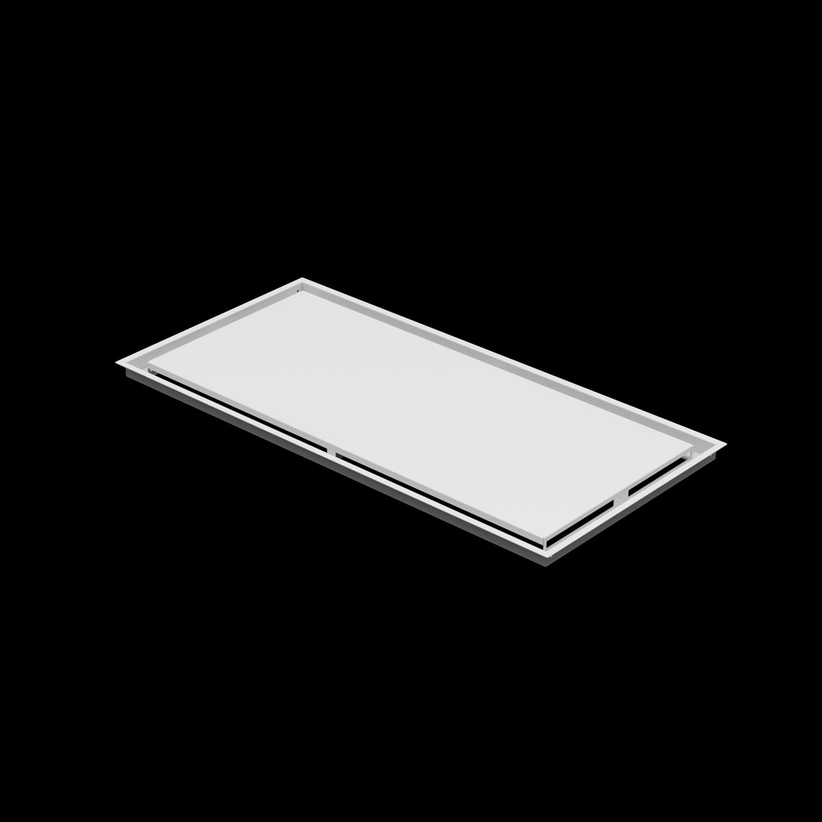 18x38 ceiling vent cover, three-quarter view
