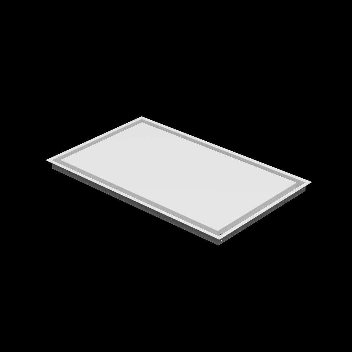 17x28 wall vent cover, three-quarter view