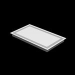 9x16 wall vent cover, three-quarter view