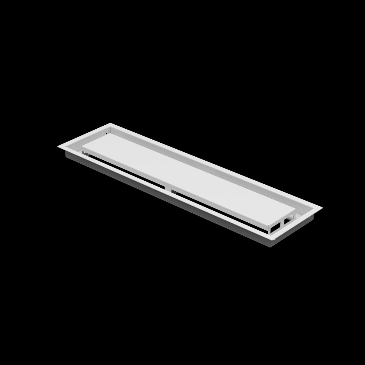 6x24 ceiling vent cover, three-quarter view