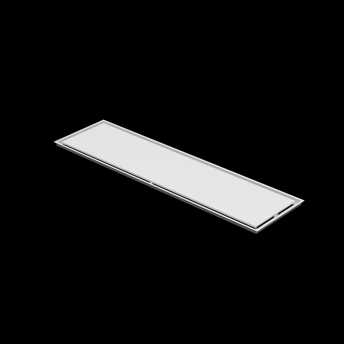 18x68 ceiling vent cover, three-quarter view