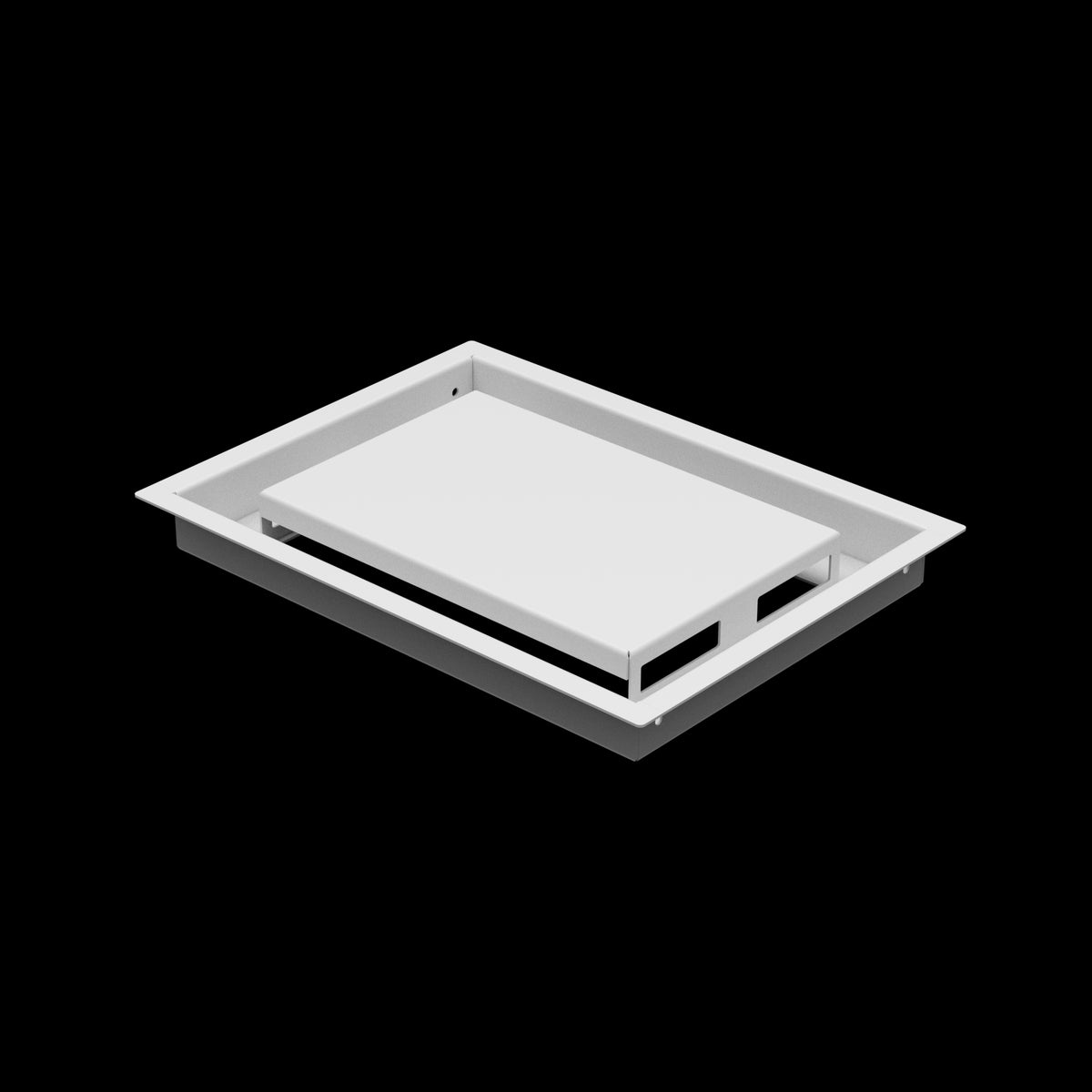 8x11 ceiling vent cover, three-quarter view