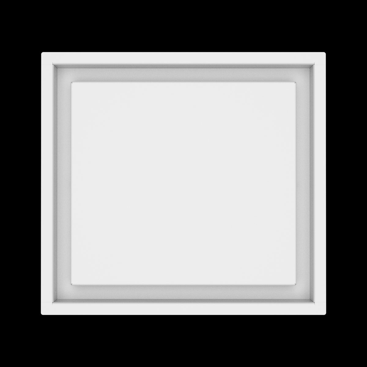 11x12 wall vent cover, top view