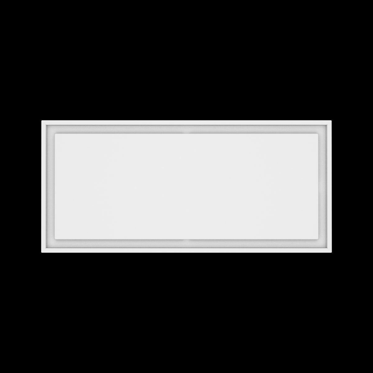 15x34 ceiling vent cover, top view