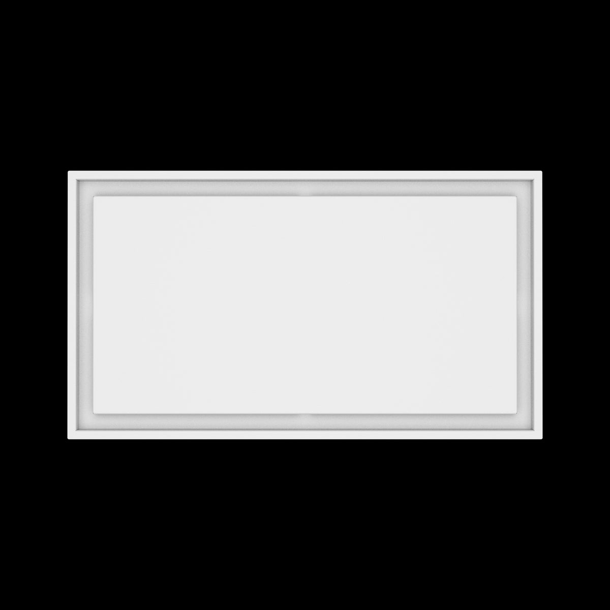 16x29 ceiling vent cover, top view