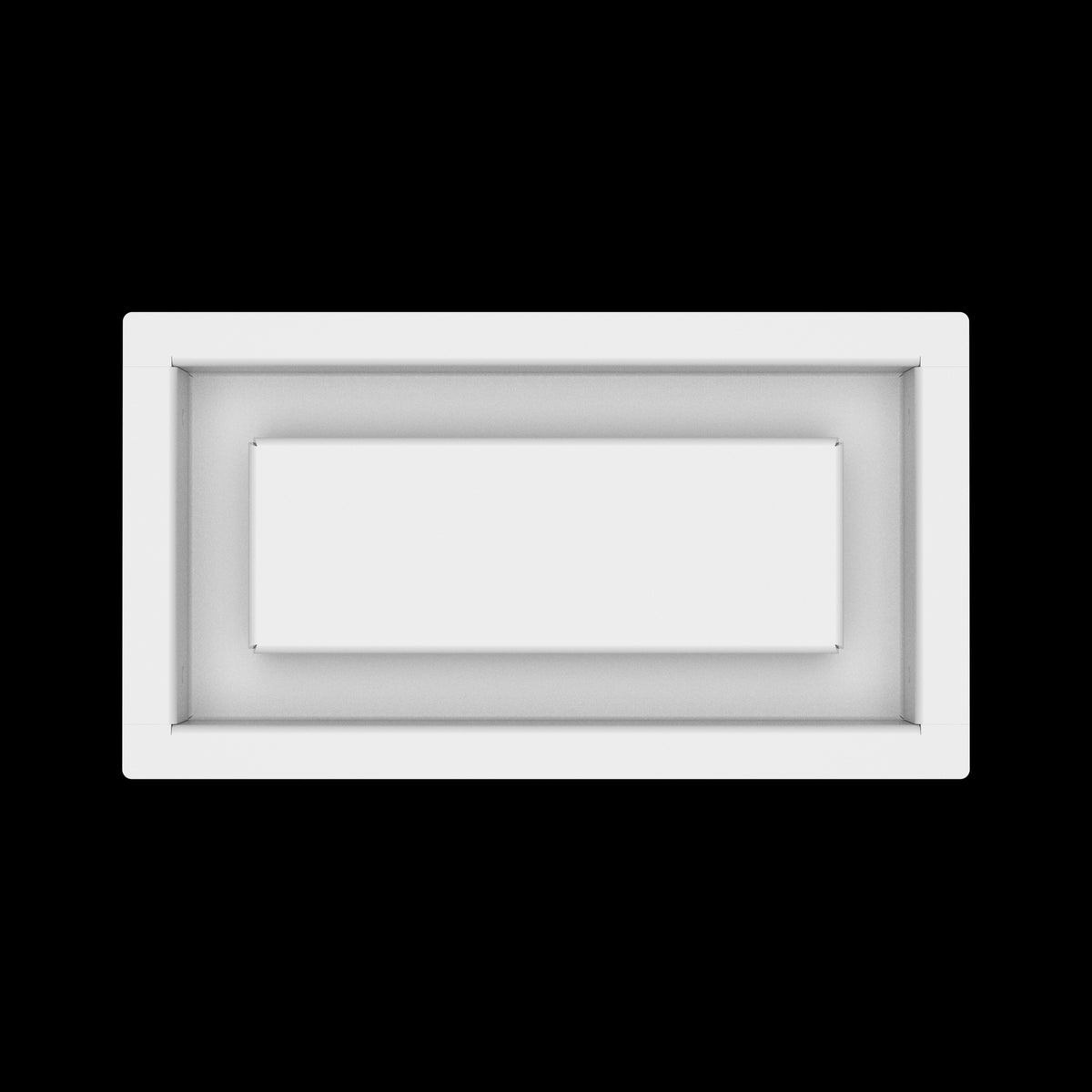 4x8 ceiling vent cover, top view