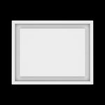 10x13 wall vent cover, top view