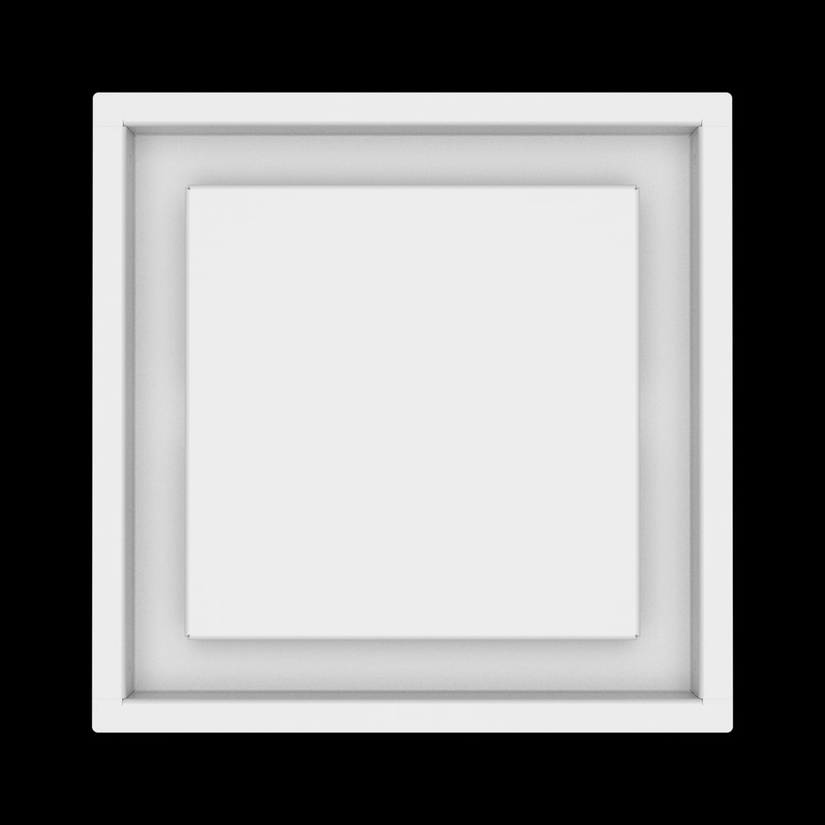 10x10 ceiling vent cover, top view