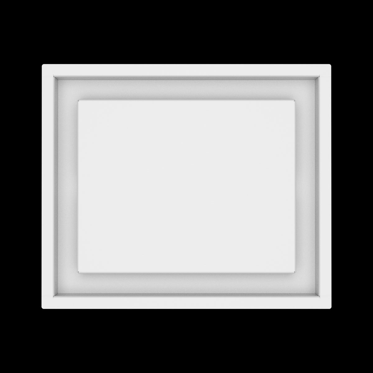 10x12 ceiling vent cover, top view