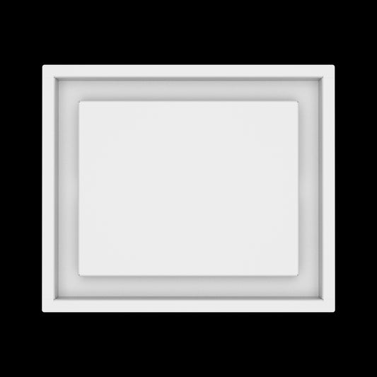 10x12 ceiling vent cover, top view