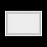 11x16 wall vent cover, top view
