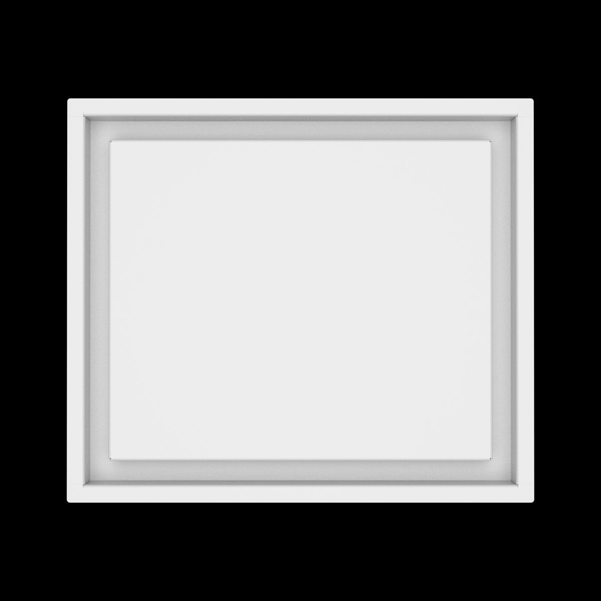 12x14 wall vent cover, top view