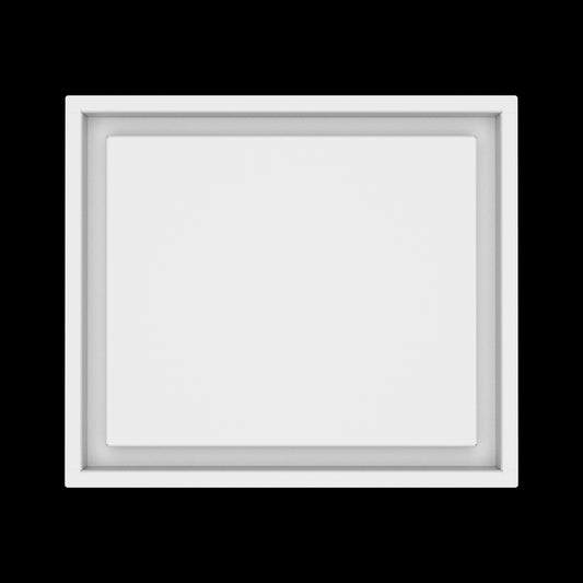 12x14 wall vent cover, top view