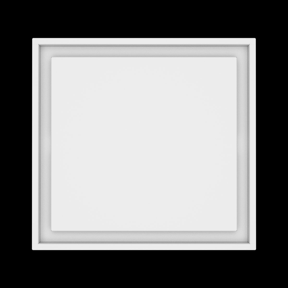 17x18 ceiling vent cover, top view