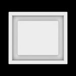 7x8 wall vent cover, top view