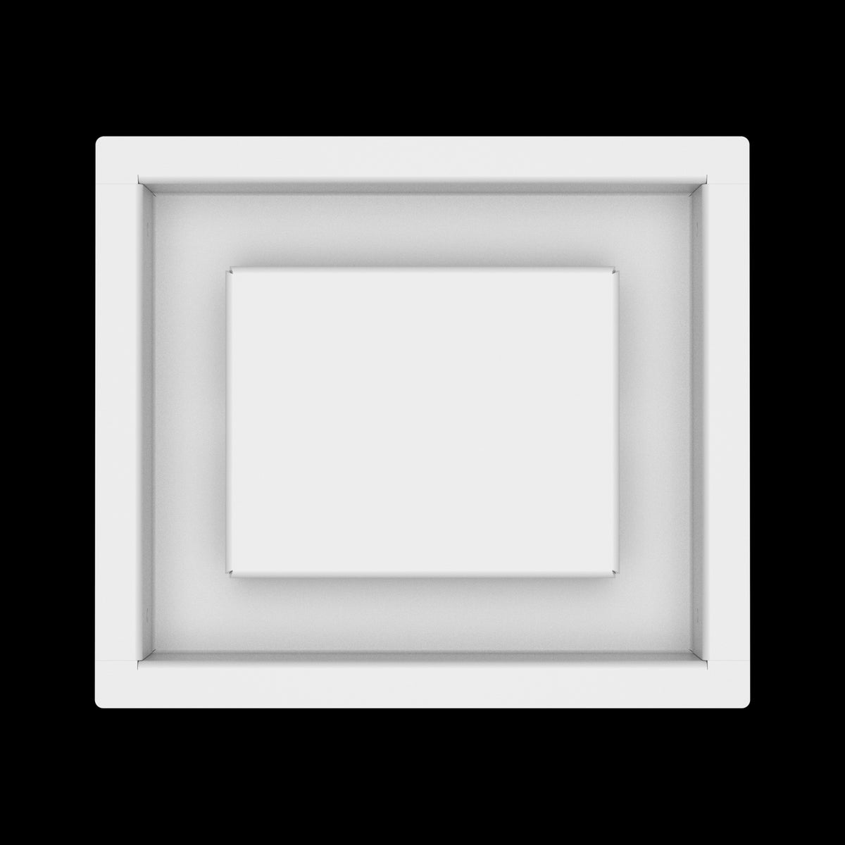 6x7 ceiling vent cover, top view