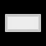 9x19 wall vent cover, top view
