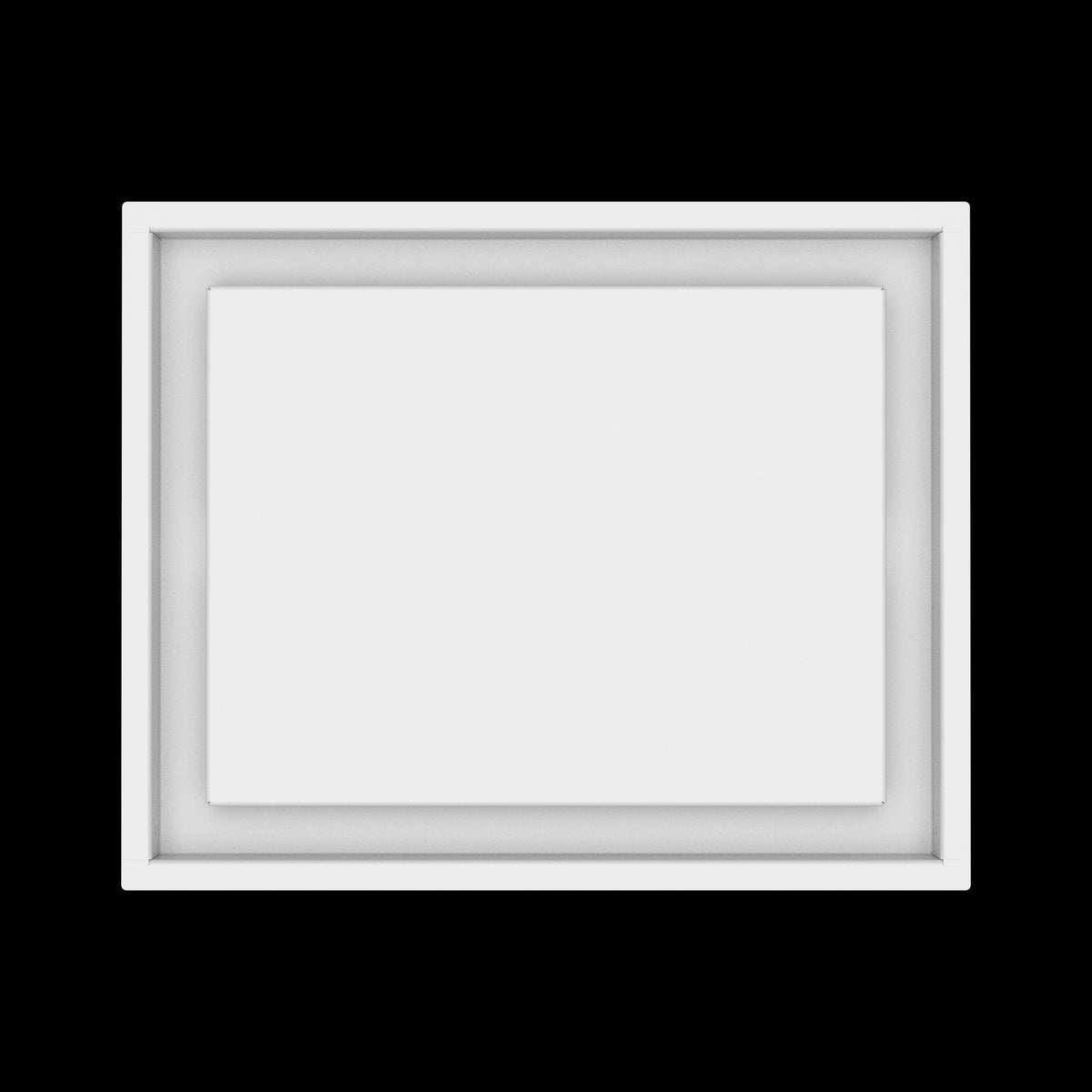 12x15 ceiling vent cover, top view
