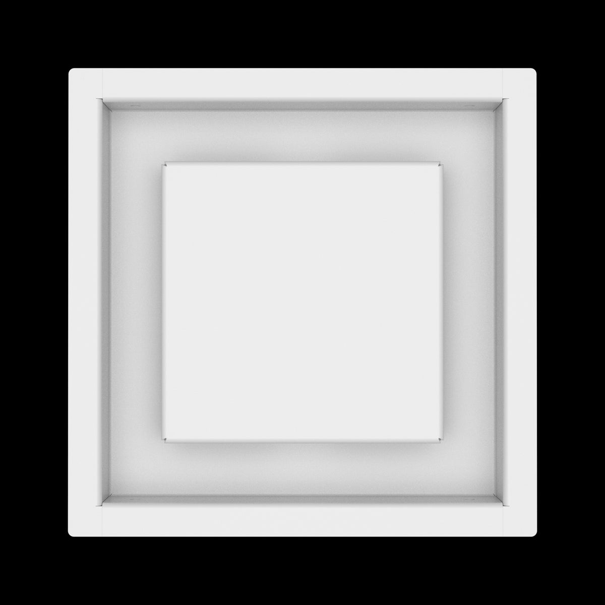 7x7 ceiling vent cover, top view