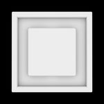 7x7 ceiling vent cover, top view