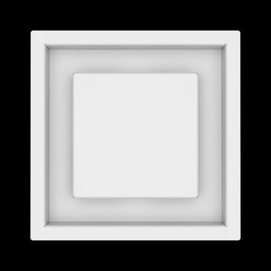 7x7 ceiling vent cover, top view
