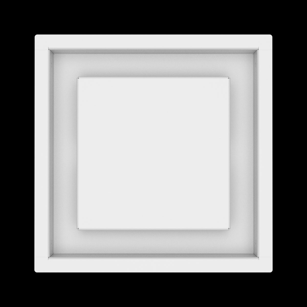 8x8 ceiling vent cover, top view