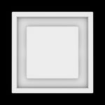 8x8 ceiling vent cover, top view