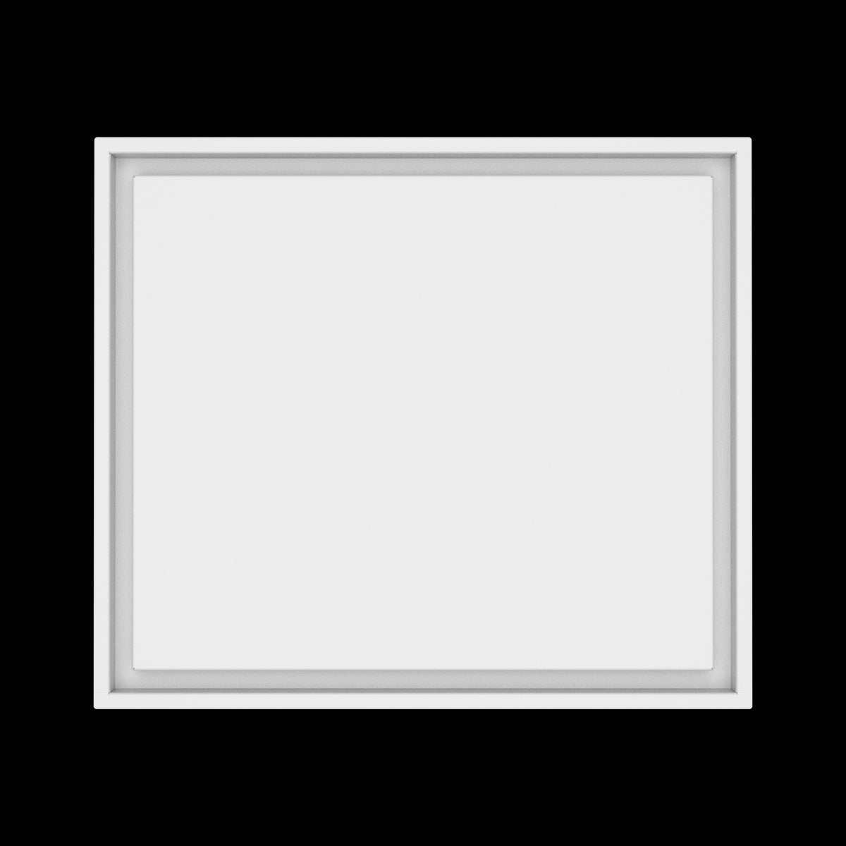 19x22 wall vent cover, top view