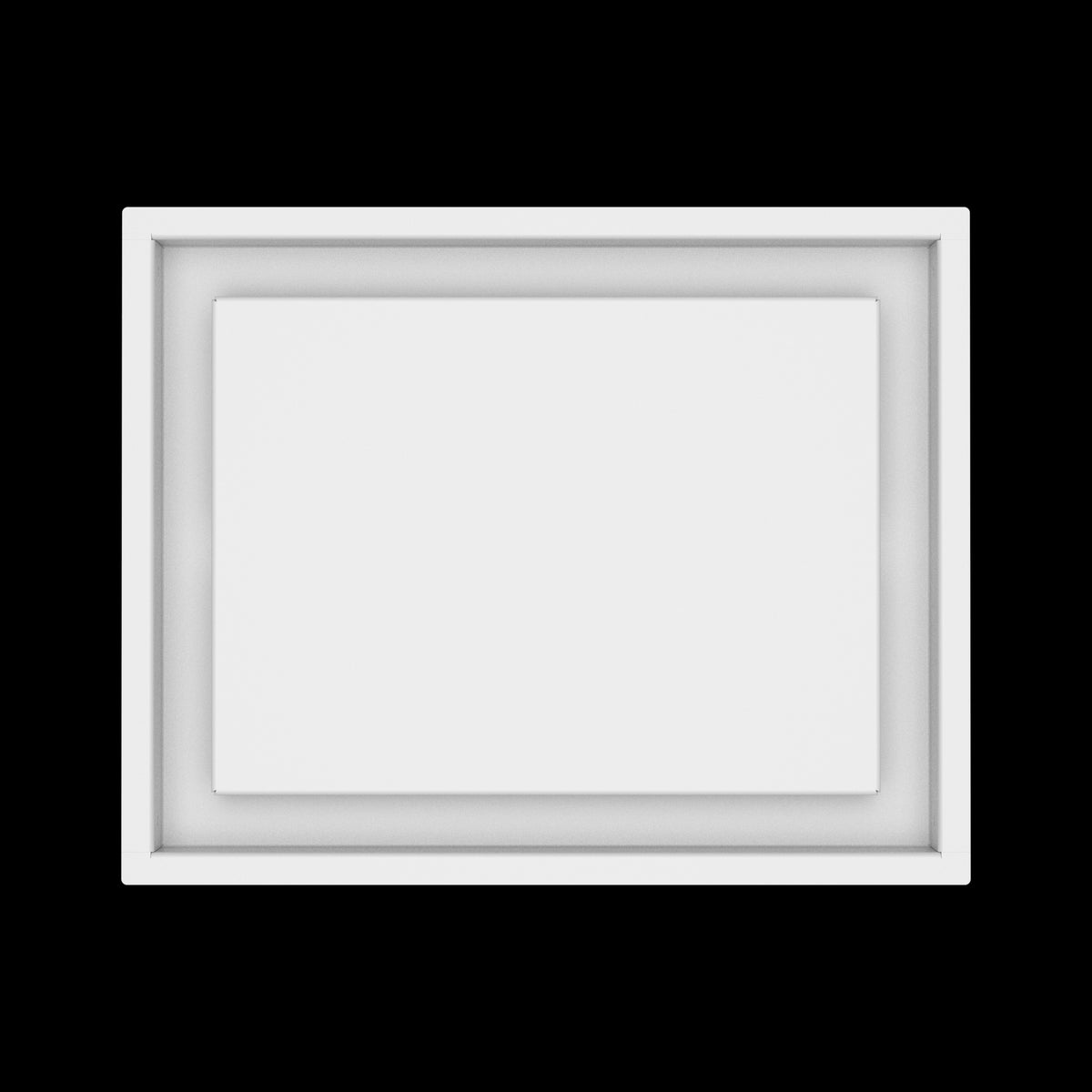 11x14 ceiling vent cover, top view