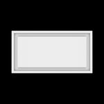 9x18 wall vent cover, top view