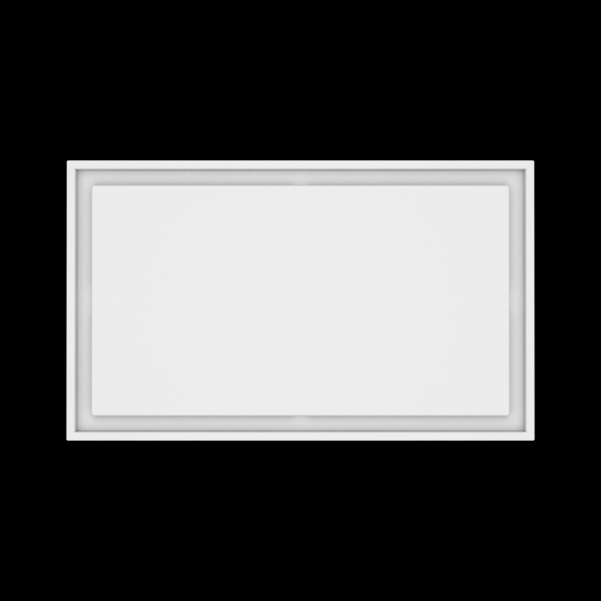 17x29 ceiling vent cover, top view
