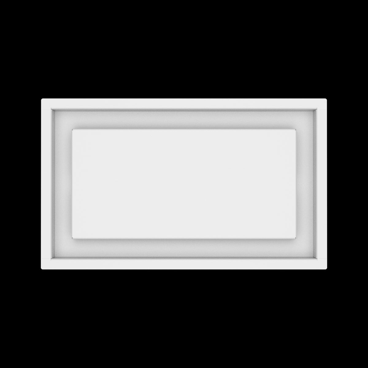 8x14 ceiling vent cover, top view