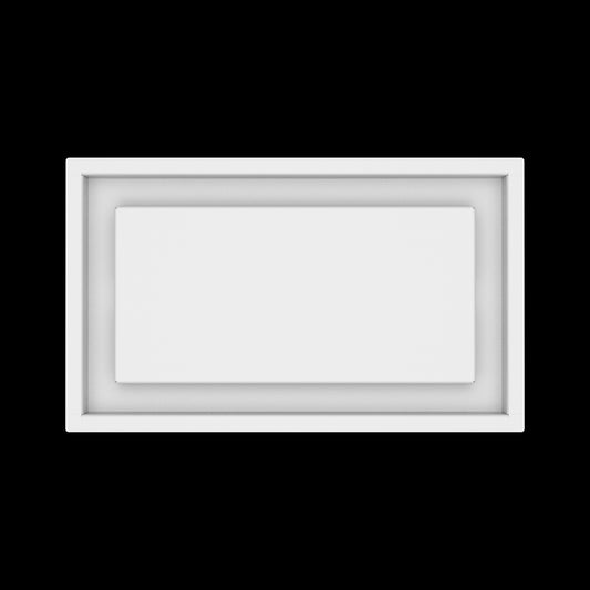8x14 ceiling vent cover, top view