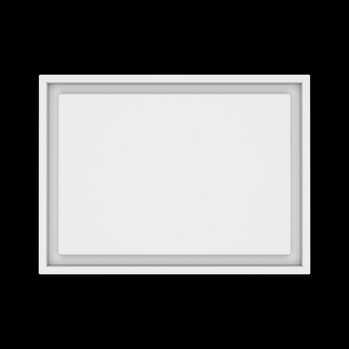 13x18 wall vent cover, top view